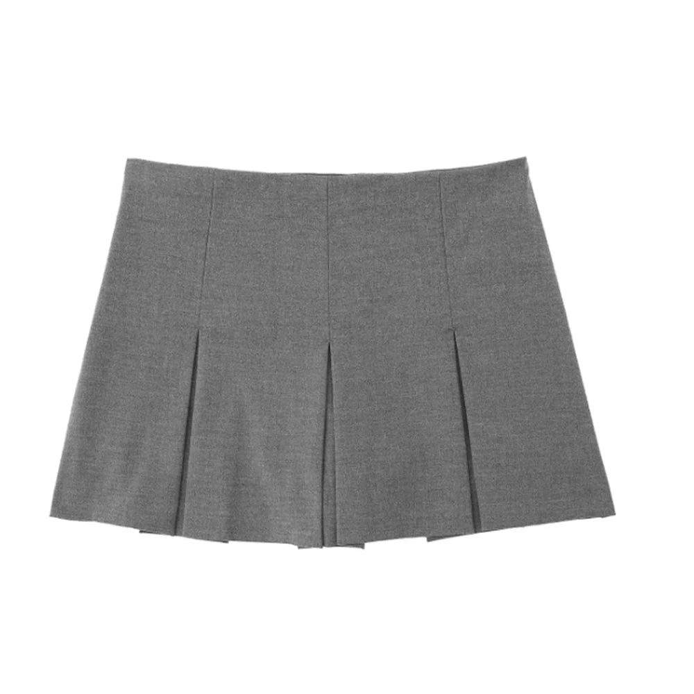 Pleated Tailored Skort