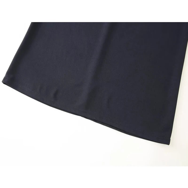 Sleek High-Neck Halter Maxi Dress