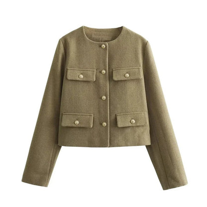 Office Lady Tweed Jacket