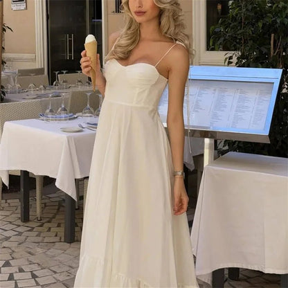 Sweetheart Ruffle Beach Dress