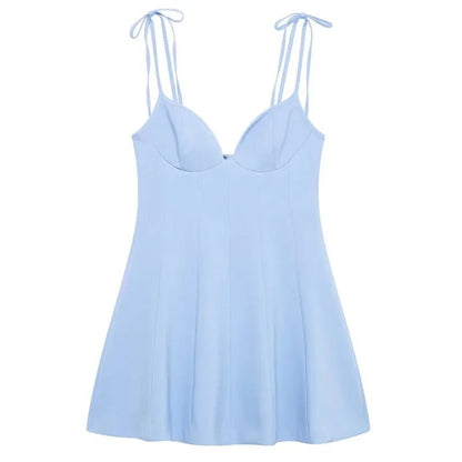 Lustrous Mini Camisole Dress