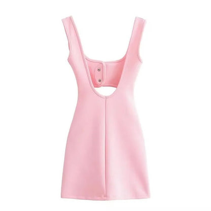 Sweetheart Cut-Out Mini Dress