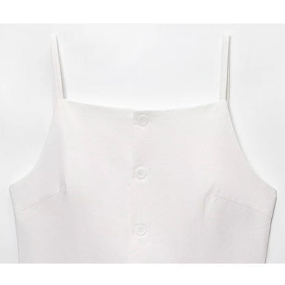 Elegant Tailored Vest Camisole