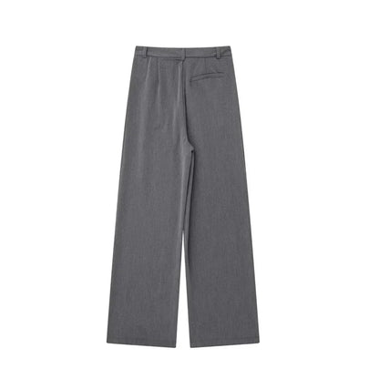 Architectural High-Waist Wide Trousers