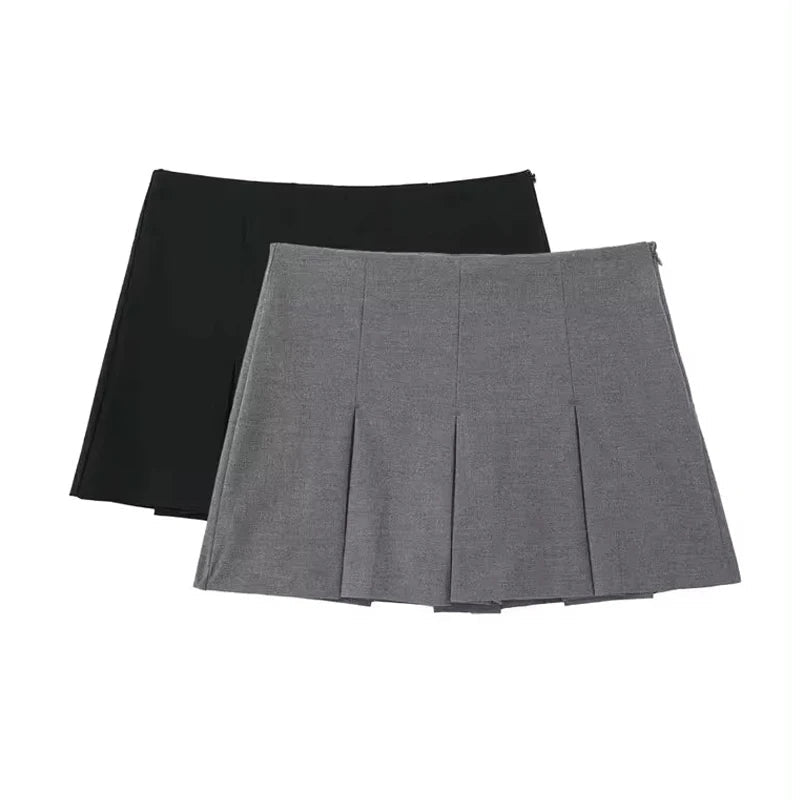 Pleated Tailored Skort