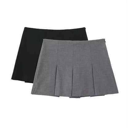 Pleated Tailored Skort